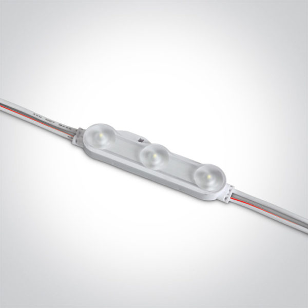 LED IP65 MODULE 3x0,5w 12vDC 6000K CHAIN 50pcs 10m*
