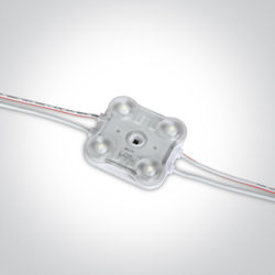> LED IP65 MODULE 4x0,5w 12vDC 6000K CHAIN 50pcs 10m*