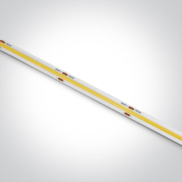 > Ruban LED COB 24V CC WW, rouleau de 5 mètres, 14W/m, IP20*.