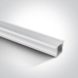 > 2m Surface aluminium profile with PC black diffuser.*