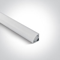 TRIANGLE PROFILE 2m FOR 10mm STRIPS + PC OPAL DIFF