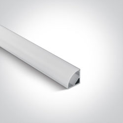 > TRIANGLE PROFILE 2m FOR 10mm STRIPS + PC OPAL DIFF