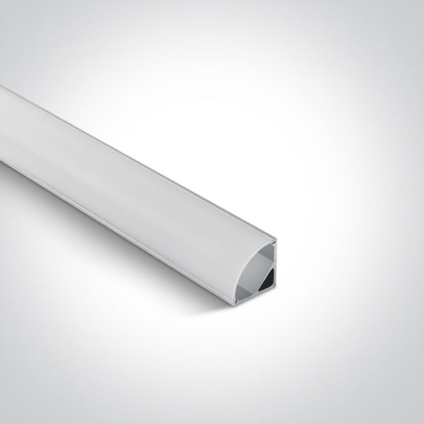 > TRIANGLE PROFILE 2m FOR 10mm STRIPS + PC OPAL DIFF