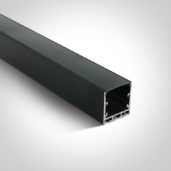 > Profilé noir 2m + Diffuseur PC noir**