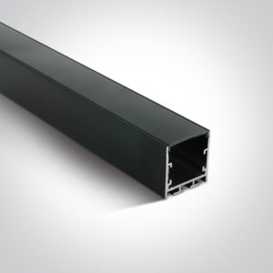 > Profilé noir 2m + Diffuseur PC noir**