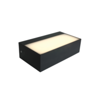 ANTHRACITE LED WALL LIGHT 7W WW IP65 230V