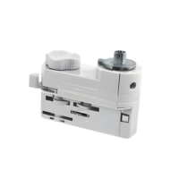 Adaptateur Blanc pour raccordement de luminaire sur rail Track