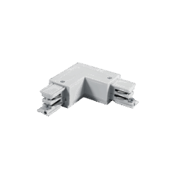 Angle blanc à gauche 16A pour rail 40003A