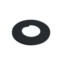 ANNEAU FIXE NOIR ROND POUR 10106PF