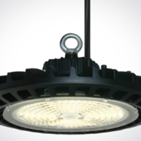 > BLACK LED SMD 200W UFO CW IP65 230V DIMMABLE