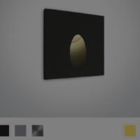 > 68032/B/W 3W LED recessed wall light, IP54