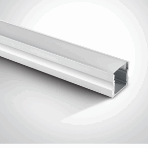 > 7904/AL2m Surface aluminium profile with PC opal diffuser.*