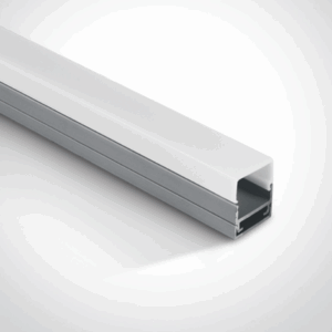 > 7906/AL  2m Slim Surface aluminium profile with PC opal diffuser.