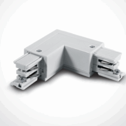 > Angle blanc à gauche 16A pour rail 40003A, **
