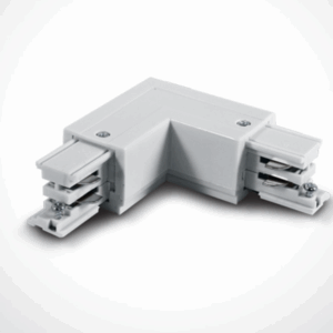 > Angle blanc à gauche 16A pour rail 40003A, **