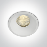 12W COB LED recessed spot, IP65, for general application. Suitable for bathroom