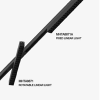 > Spot linéaire à grille pour rail - DALI - 3000K