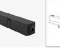 Adaptateur angle plat pour rail magnétique