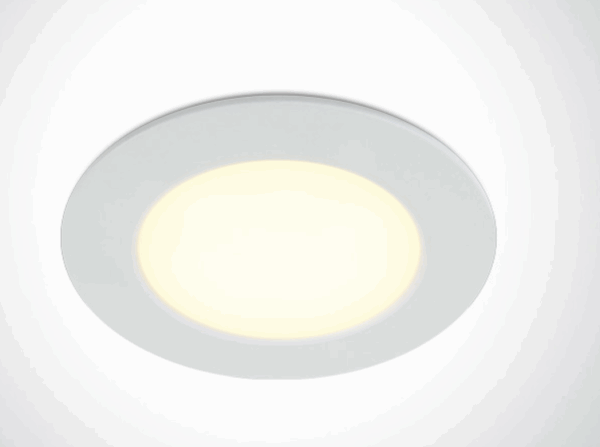 > IP65 6W COB LED recessed spot suitable for installation in bathroom.***