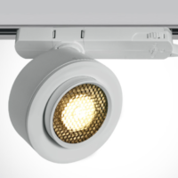 Spot LED sur rail COB 15W zoomable 15°–45°