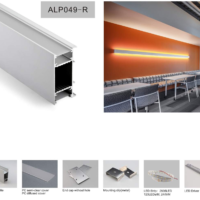 Profilé en aluminium de 2m avec diffuseur PC opale