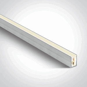 > 2m Slim Surface aluminium profile suitable for 7841 LED Strip.  Complete with 2 pairs end cups & 6pcs fixing clips.