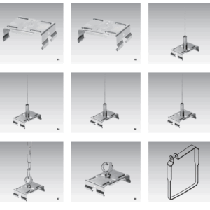 N-Line IP54-Steel cable suspesion kits*