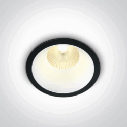 Spot encastré LED 12 W, 3000 K, noir