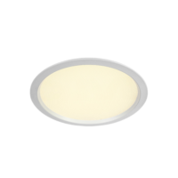 Downlight LED encastré 30 W blanc IP44