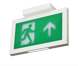 SOS-LE2915 A Panneau signal lumineux de sortie à double face montés au plafond *