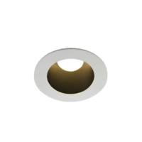 LED BLANCHE 8 W WW IP20 230 V LUMIÈRE SOMBRE RÉFLECTEUR NOIR