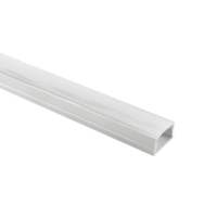 Profilé aluminium pour bande LED 2000 × 23 × 14 mm blanc