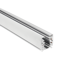 Rail carré triphasé 3000 × 32 × 35 mm blanc
