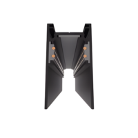 Rail triphasé suspendu/surface S20 2 m noir