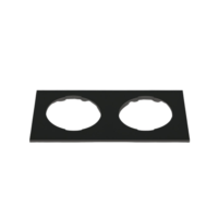 Base décorative carrée double pour 10105H