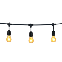 Guirlande lumineuse  E27 8.5 m – Noir