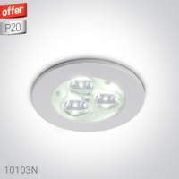 WHITE LED DAYL 3x1w 35d 350mA