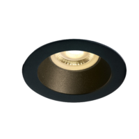 Spot encastré MR16 GU10, 10 W, corps noir