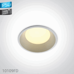 WHITE LED 9W WW IP54 230V 100deg DARK LIGHT