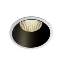 Spot encastré COB “Dark Light” fixe 12 W, 3000 K, blanc