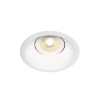 Spot encastré orientable GU10, 10 W, blanc