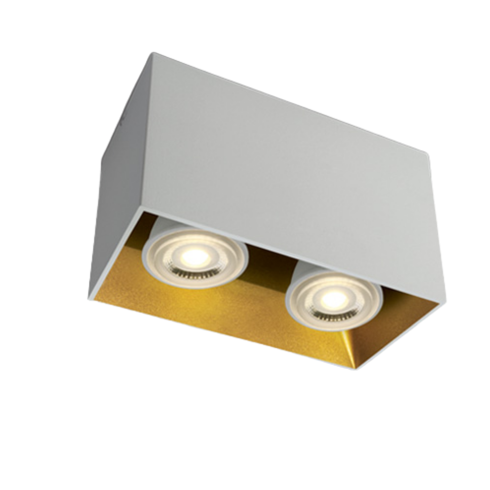 Plafonnier Décoratif GU10 2×10 W