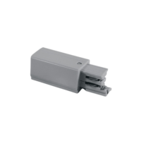 Bloc d'alimentation droite rail 16 A – Gris