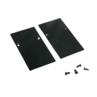 Fermeture de fin noir pour rail magnétique 42001 / 42002 / 42001R / 42002R