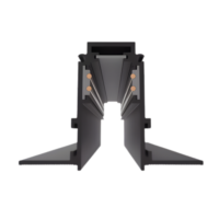 Système de rail magnétique noir