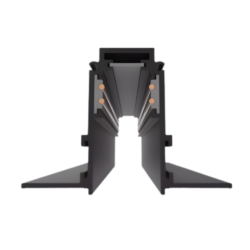 Système de rail magnétique noir