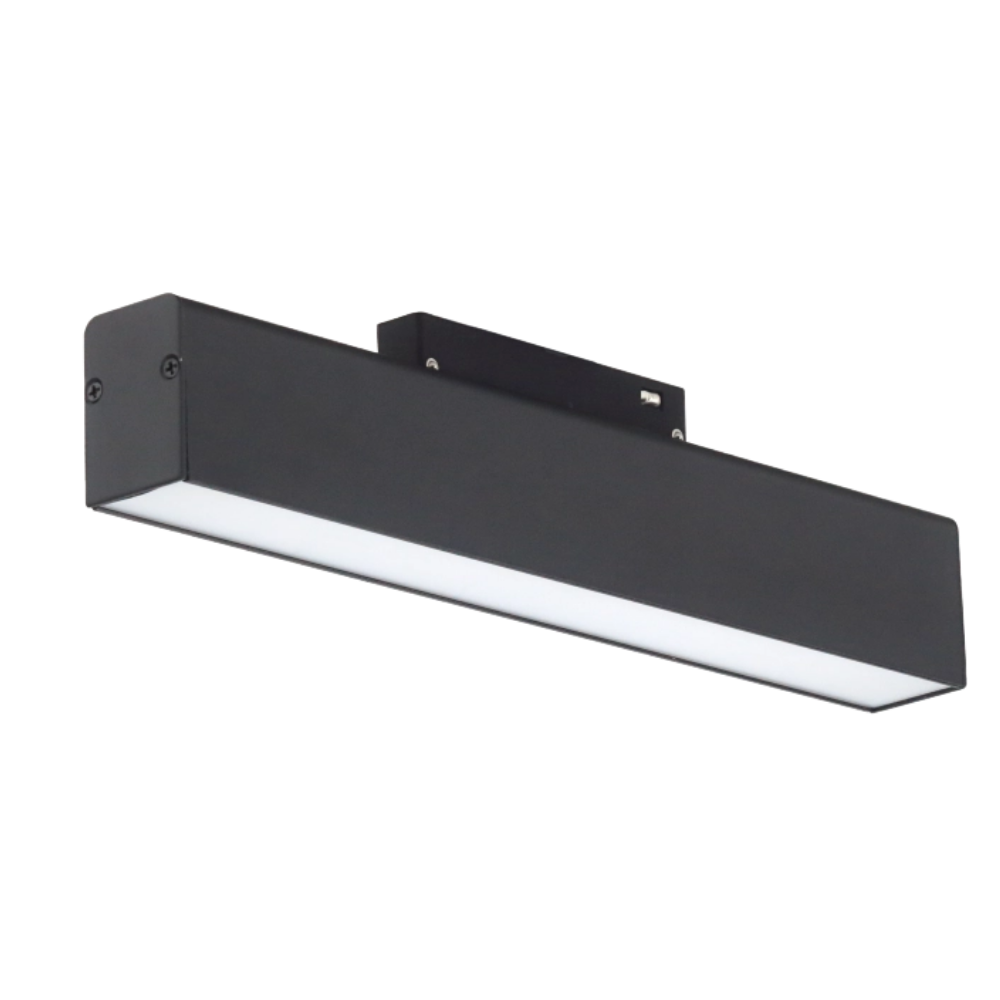 Lumière de rail magnétique LED 12 W 4000 K 48 V DC M20/M35