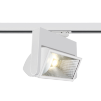 Projecteur LED sur rail 40 W blanc