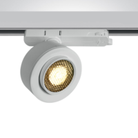 Spot LED sur rail COB 15W zoomable 15°–45°