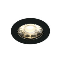 Spot encastré fixe MR16 GU5.3 50 W – Noir